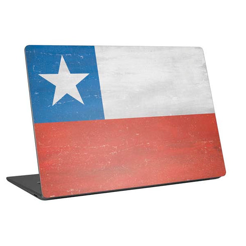 Chile Flag Distressed Universal Laptop 13in (10.6 x 7.6in) Skin